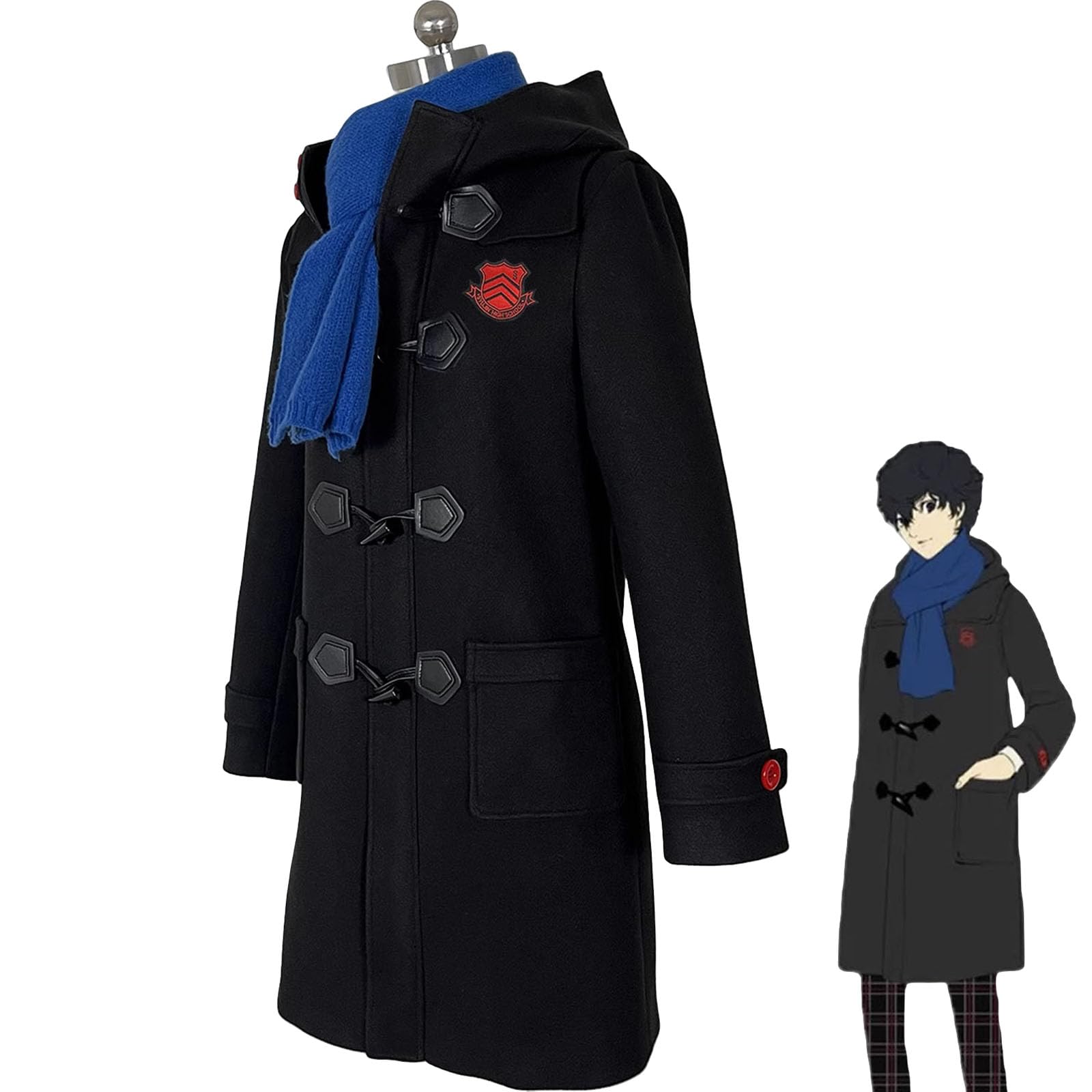 Amazon.co.jp: [Acosdary]雨宮蓮 冬服 スカーフ枚付き ペルソナ周辺